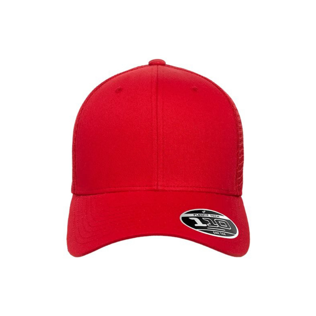 Flexfit 110M 110® Mesh-Back Cap - Red