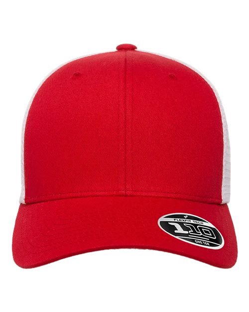 110® Mesh-Back Cap - 110M - Red/White