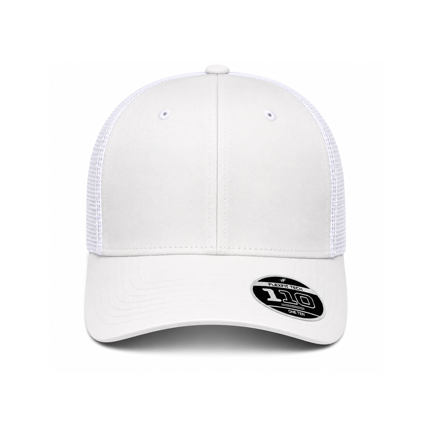 Flexfit 110M 110® Mesh-Back Cap - White