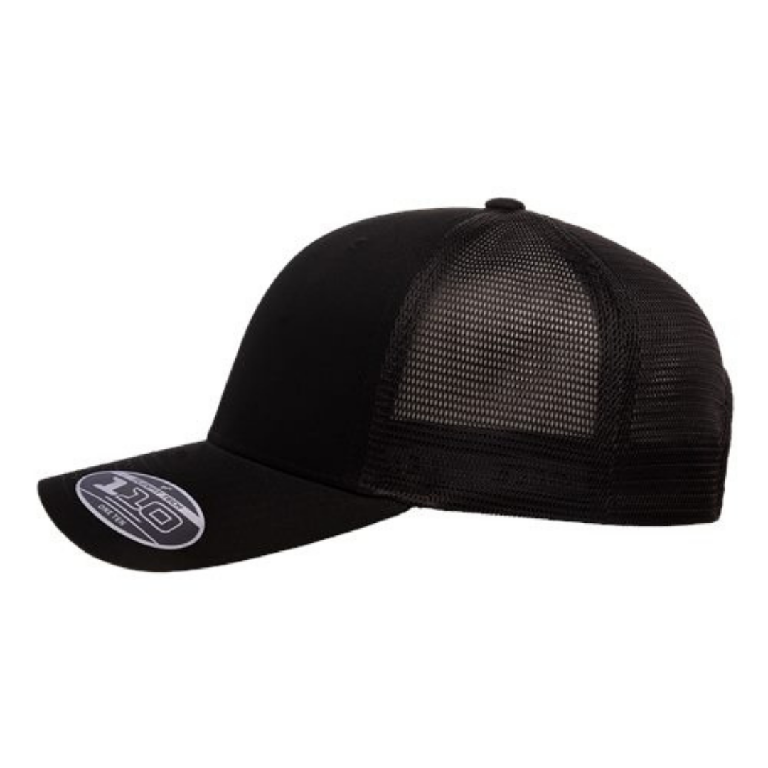 Flexfit 110M 110® Mesh-Back Cap - Black
