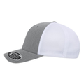 Flexfit 110M 110® Mesh-Back Cap - Heather Grey/White