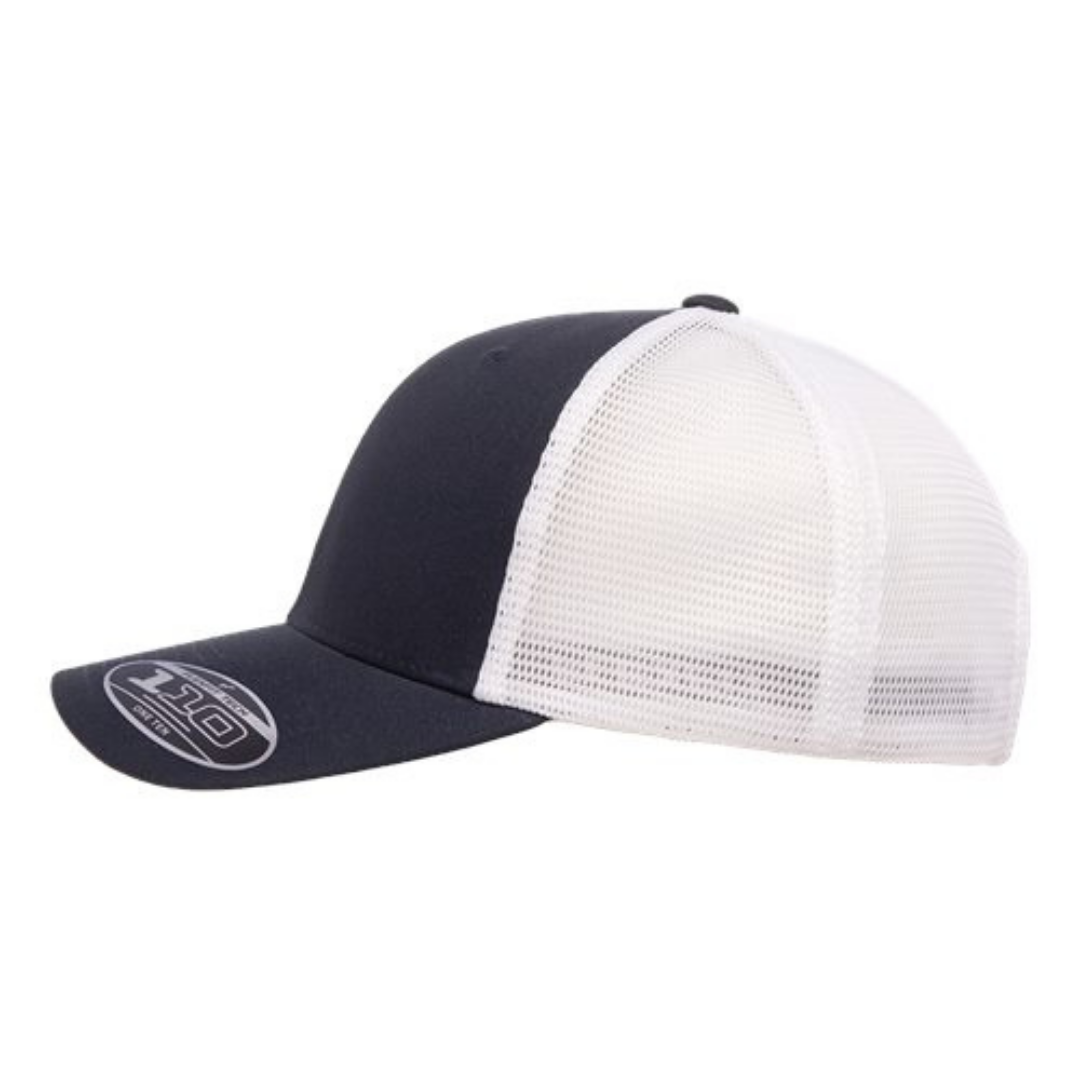 Flexfit 110M 110® Mesh-Back Cap - Navy/White