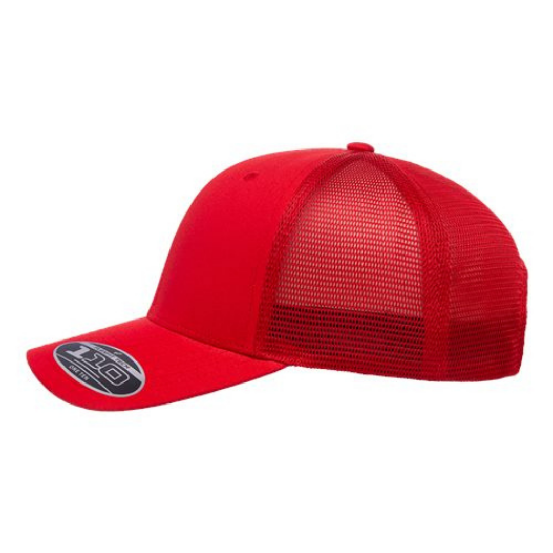 Flexfit 110M 110® Mesh-Back Cap - Red