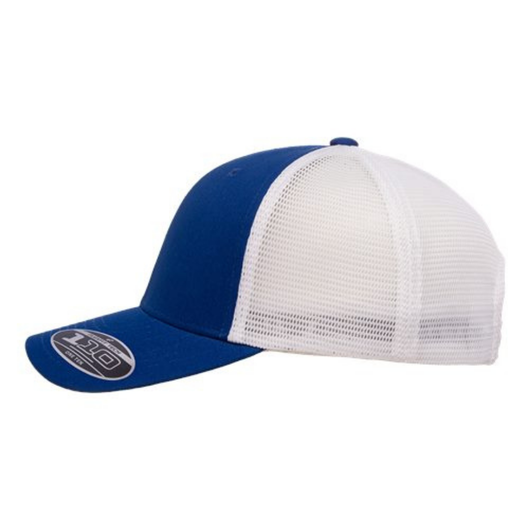 Flexfit 110M 110® Mesh-Back Cap - Royal/White