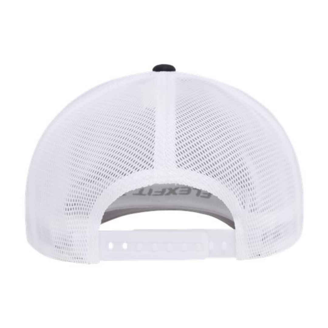 Flexfit 110M 110® Mesh-Back Cap - Black/White