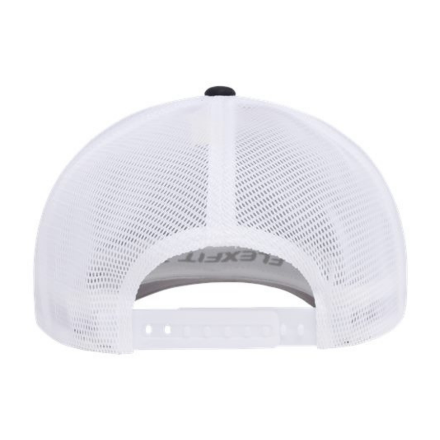 Flexfit 110M 110® Mesh-Back Cap - Black/White