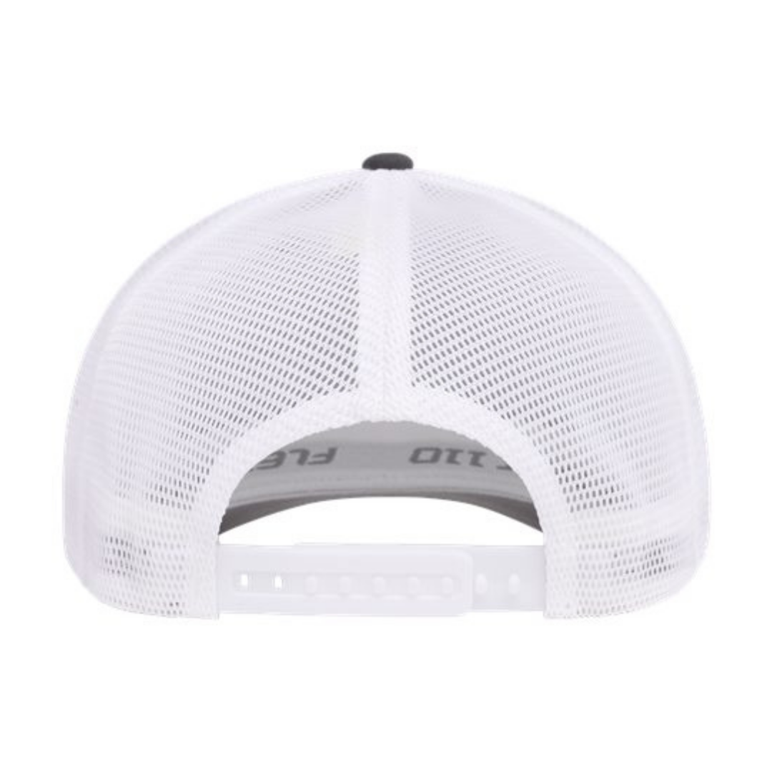 Flexfit 110M 110® Mesh-Back Cap - Charcoal/White