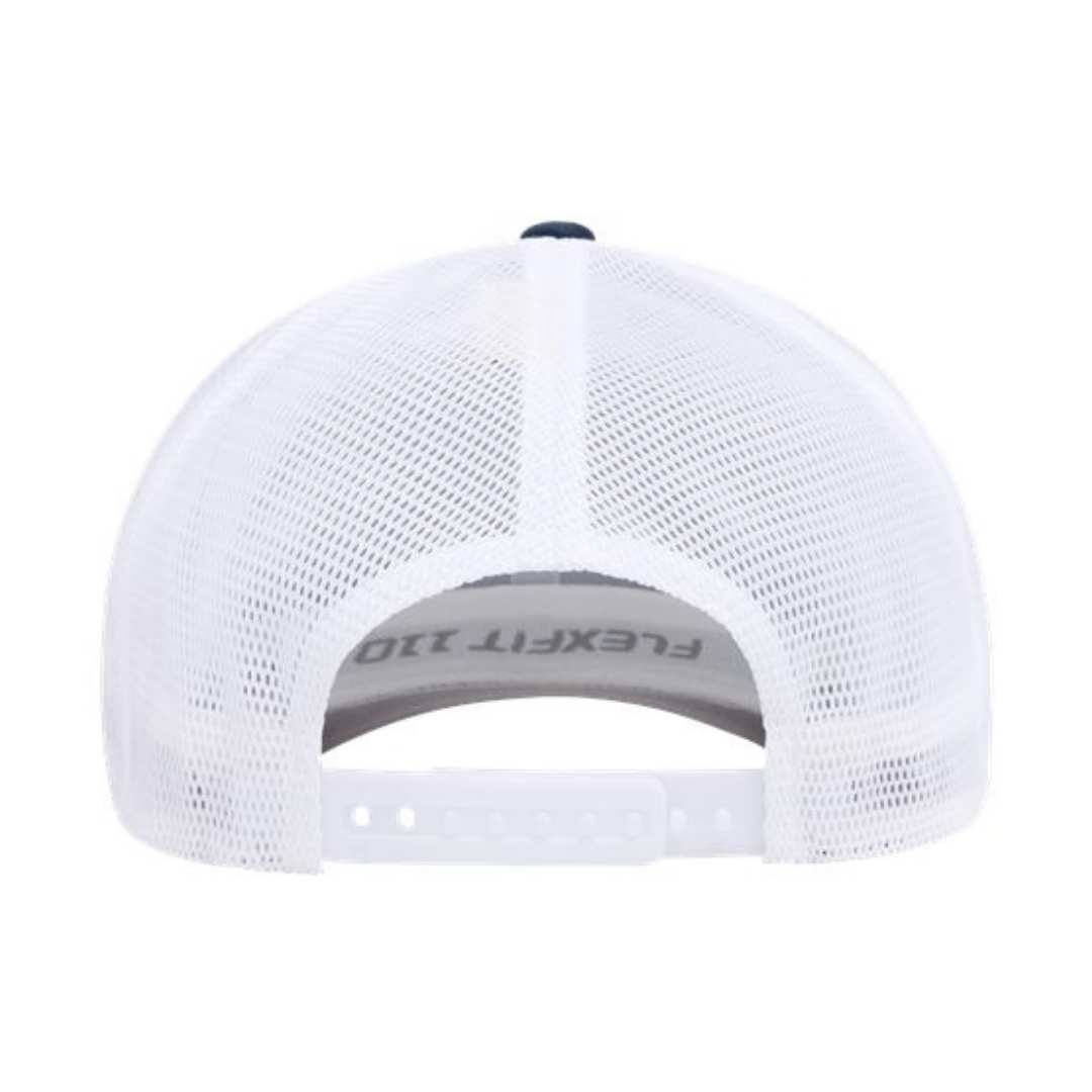 Flexfit 110M 110® Mesh-Back Cap - Navy/White