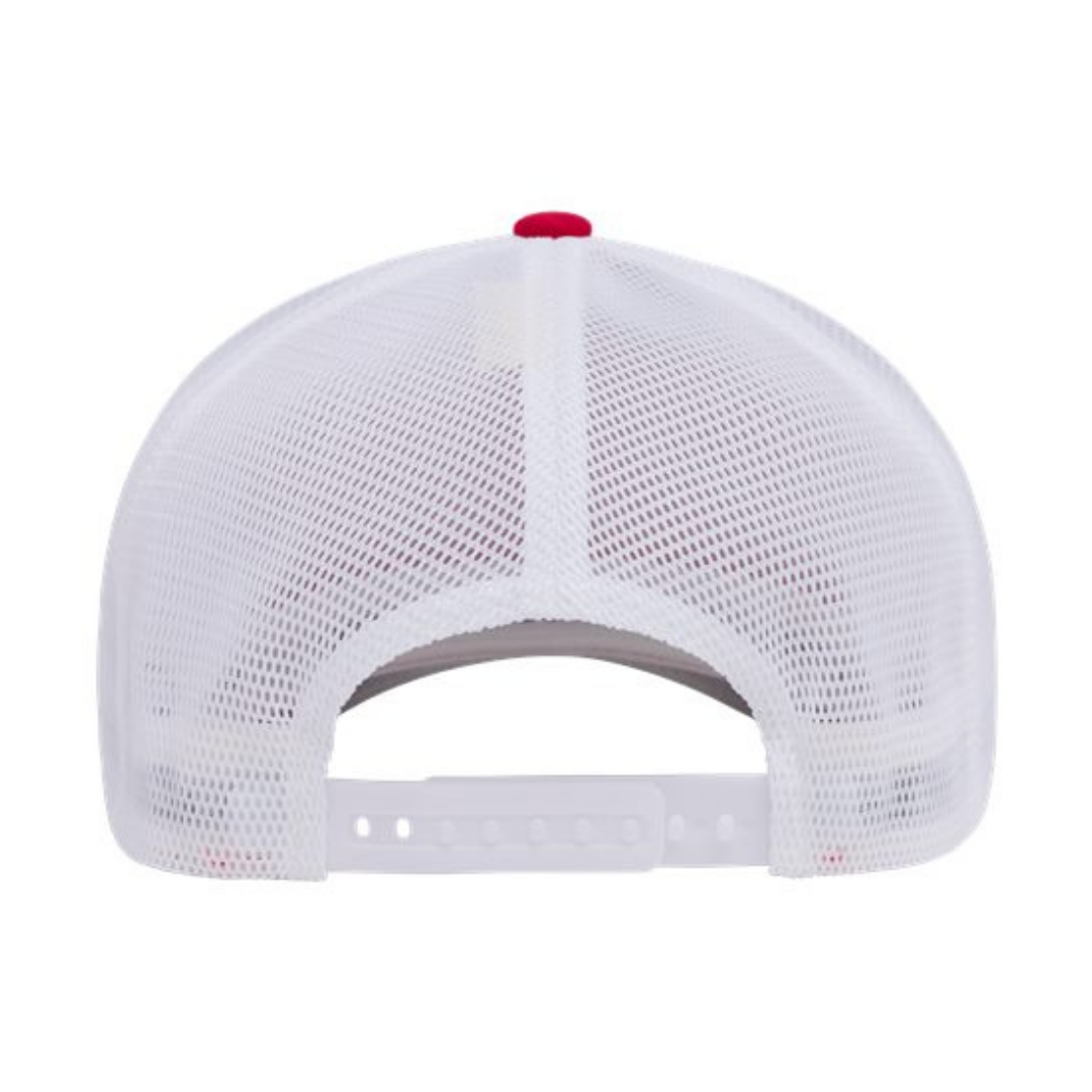 Flexfit 110M 110® Mesh-Back Cap - Red/White