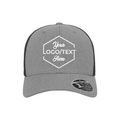 Flexfit 110M 110® Mesh-Back Cap - Heather Gray/Black