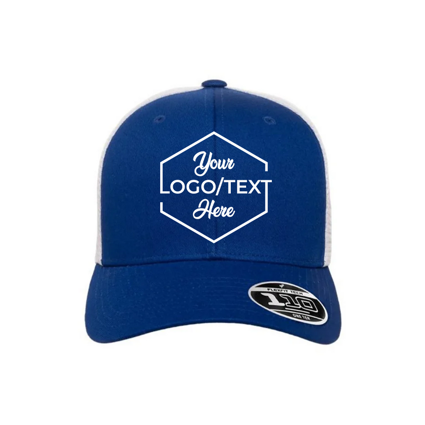 Flexfit 110M 110® Mesh-Back Cap - Roya Bluel/White