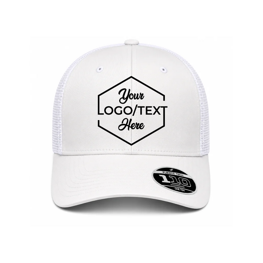 Flexfit 110M 110® Mesh-Back Cap - White