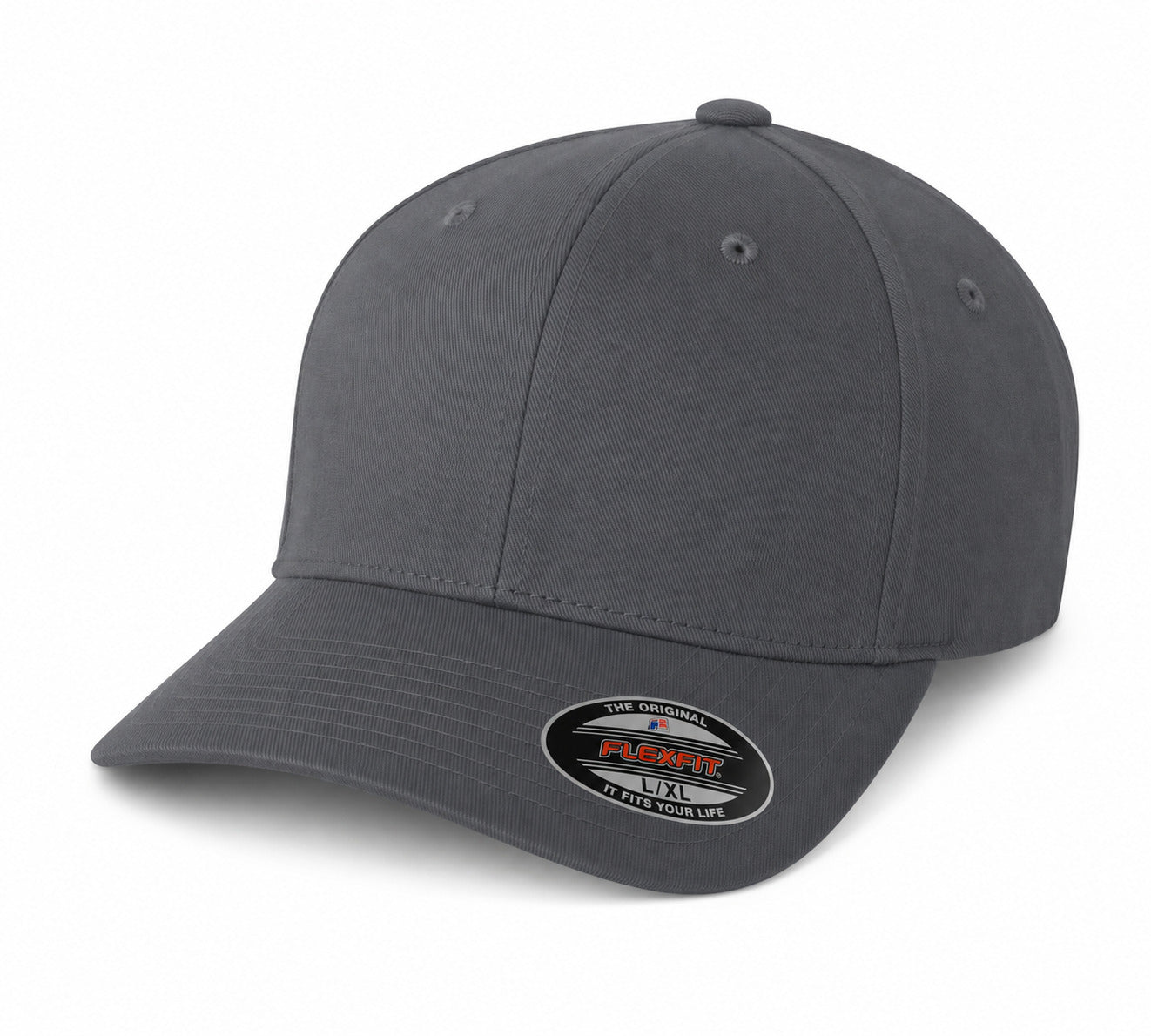Cotton Blend Cap - 6277 - Heather Grey