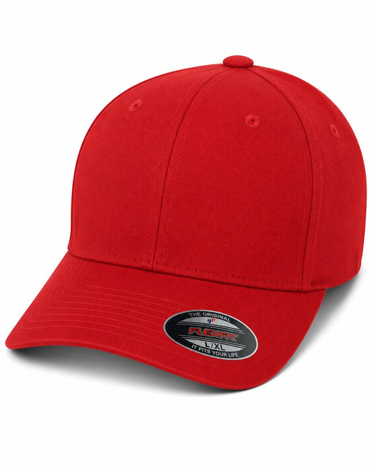 Cotton Blend Cap - 6277 - Red