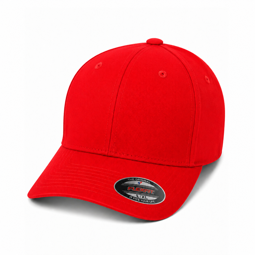 Flexfit 6277 Cotton Blend Cap - Red
