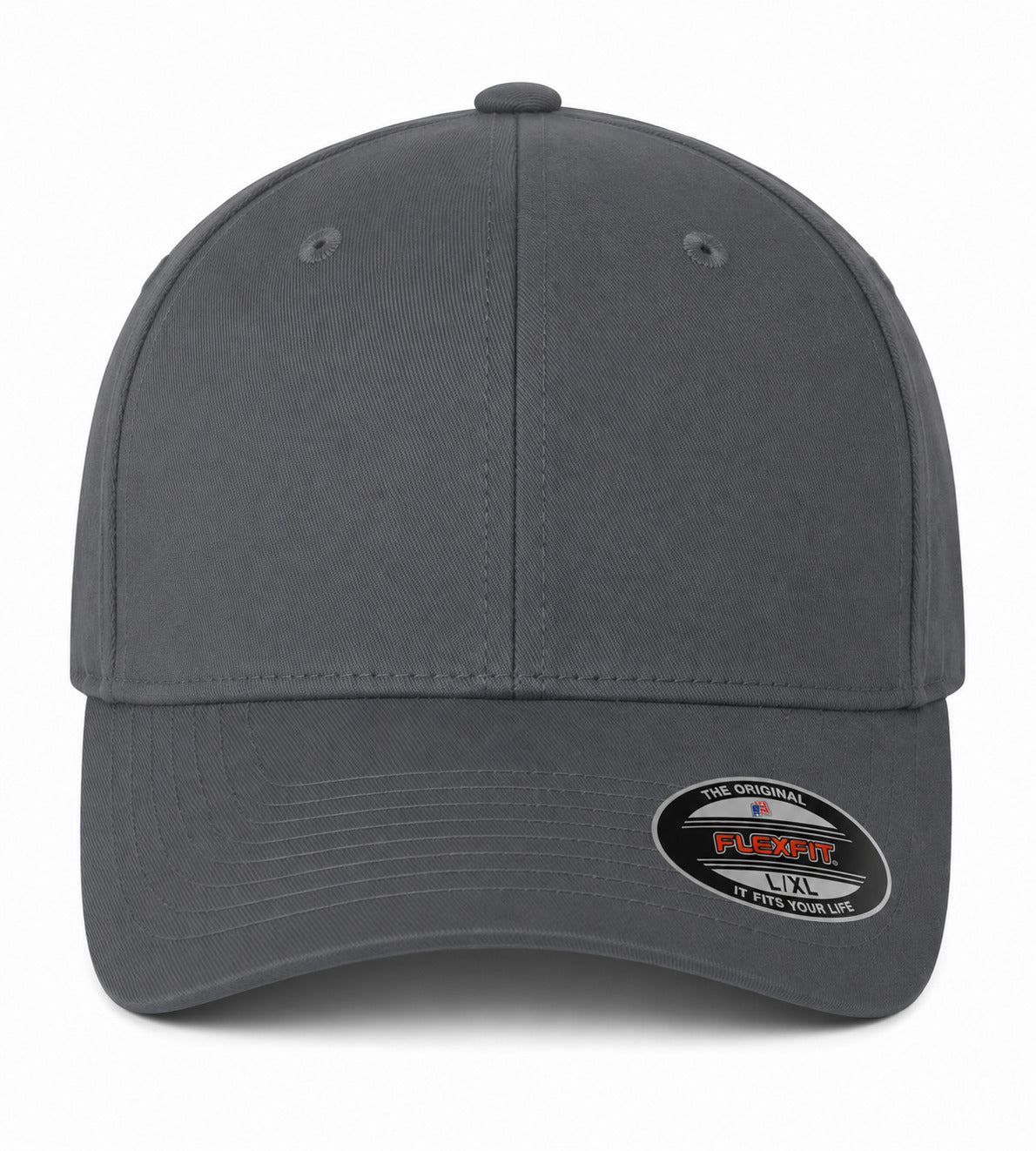 Cotton Blend Cap - 6277 - Heather Grey