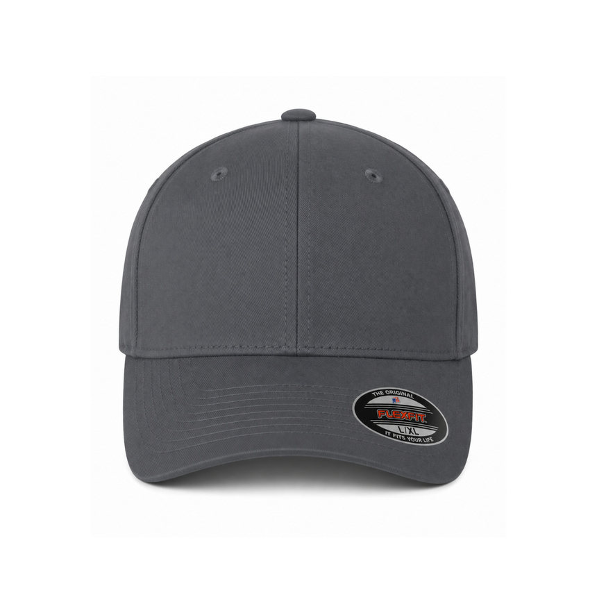 Flexfit 6277 Cotton Blend Cap - Heather Grey