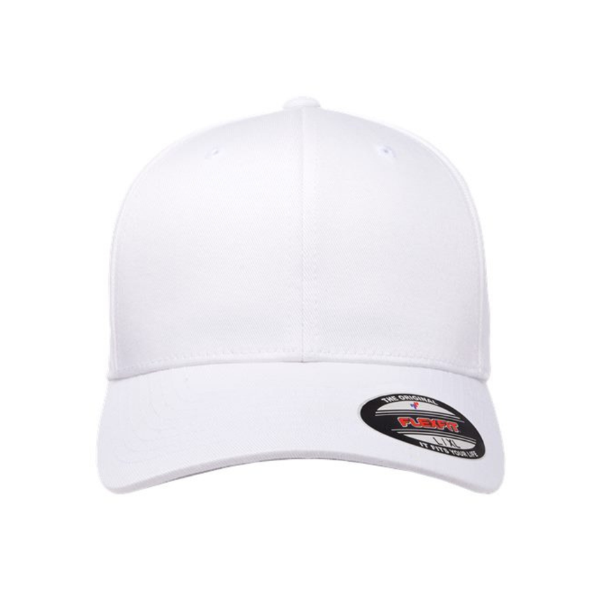 Flexfit 6277 Cotton Blend Cap - White