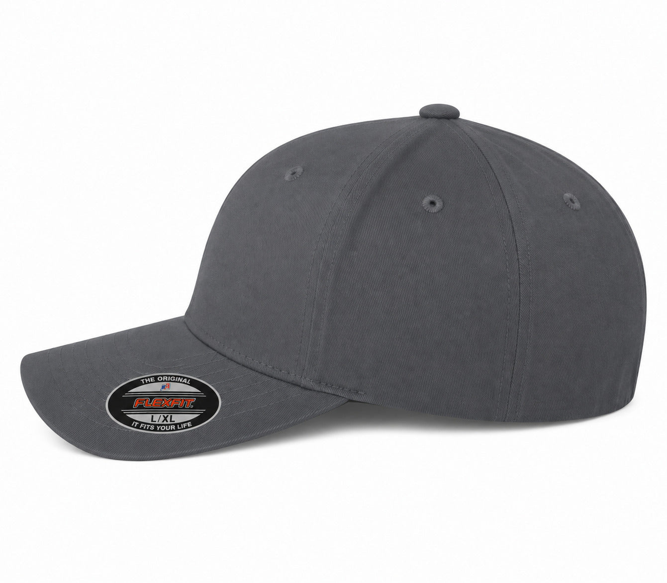Cotton Blend Cap - 6277 - Heather Grey