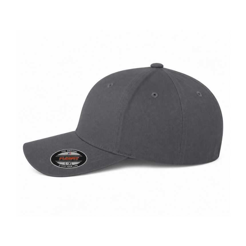 Flexfit 6277 Cotton Blend Cap - Heather Grey