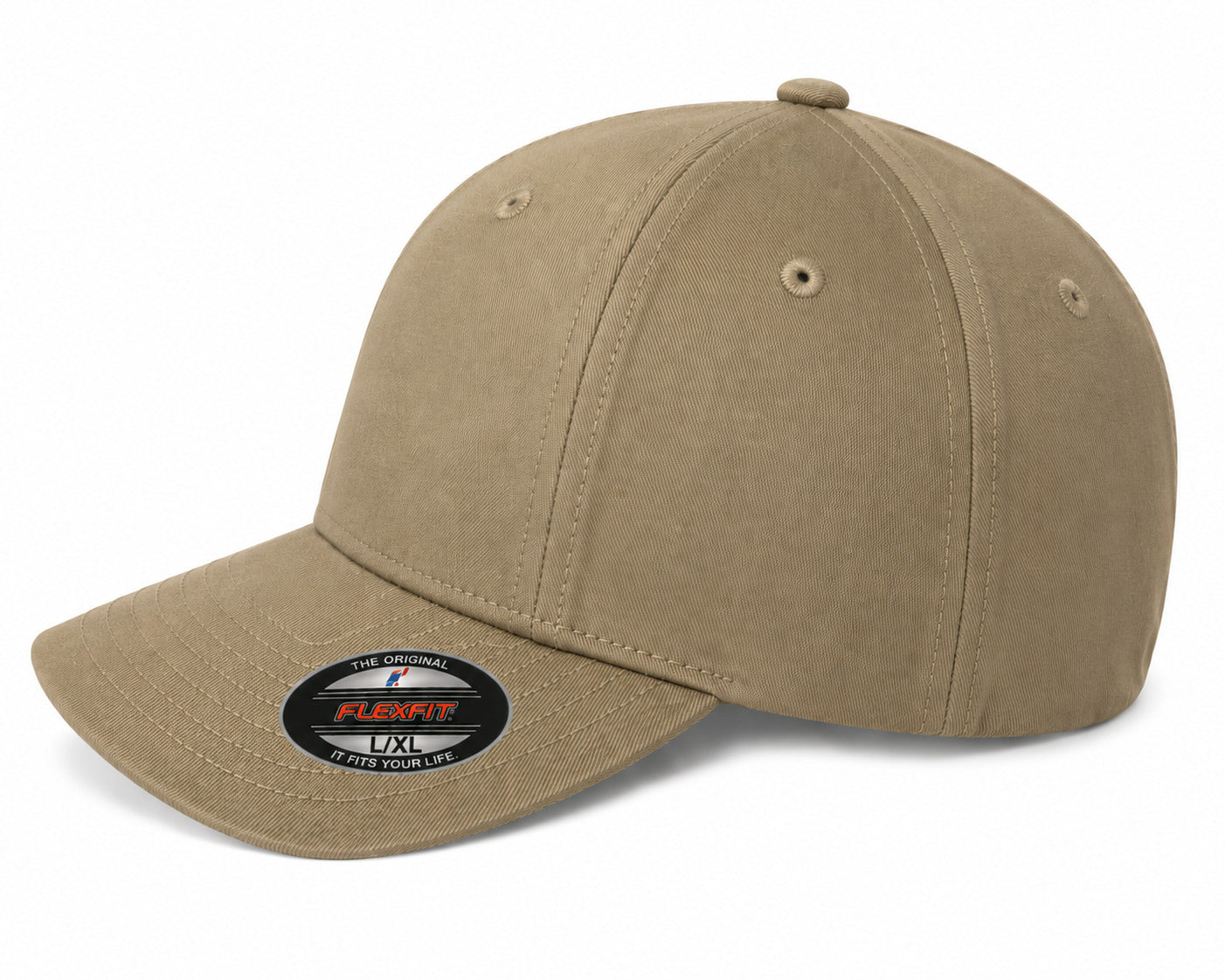 Cotton Blend Cap - 6277 - Khaki