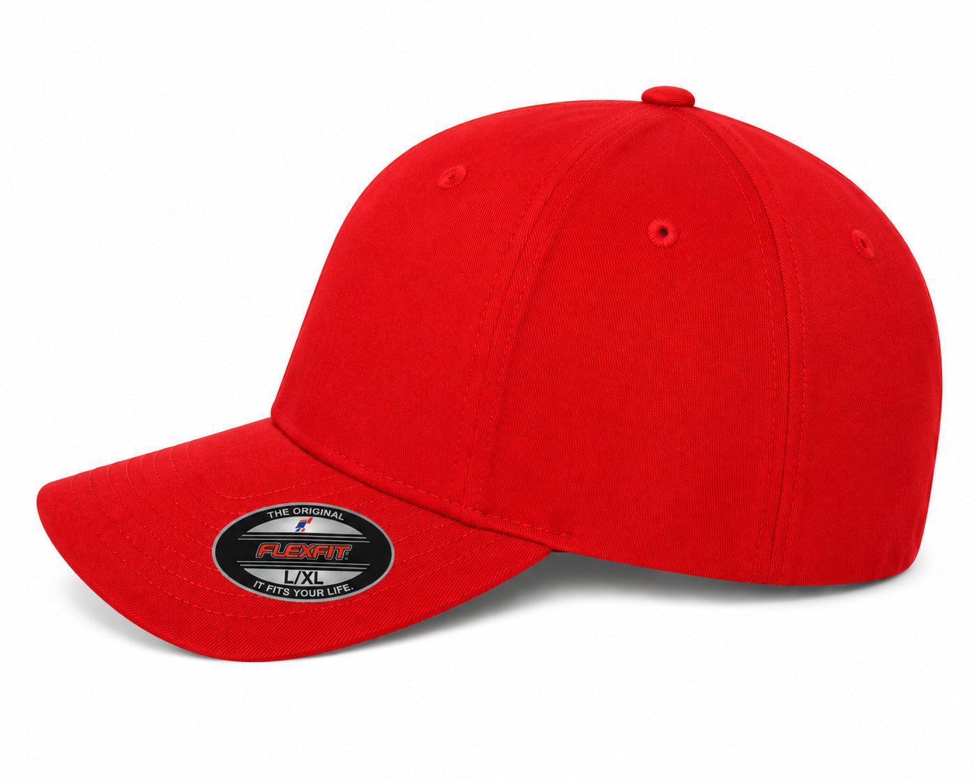 Cotton Blend Cap - 6277 - Red