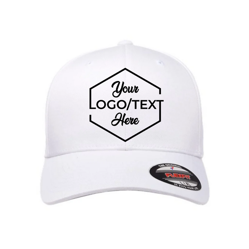 Flexfit 6277 Cotton Blend Cap - White