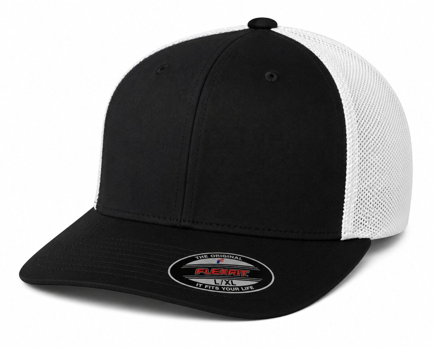 Trucker Cap - 6511 - Black/White
