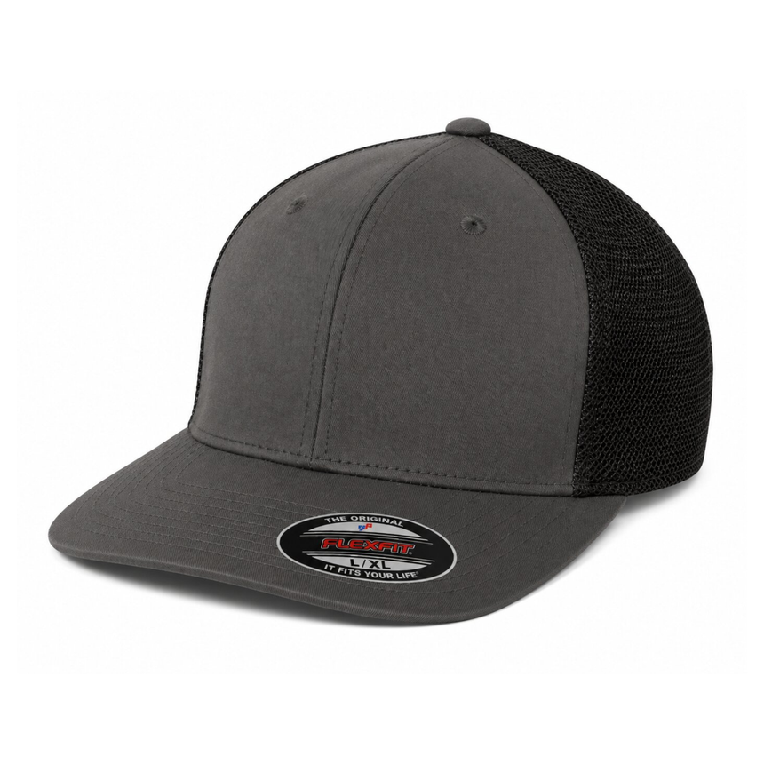 Flexfit 6511 Trucker Cap - Charcoal Black