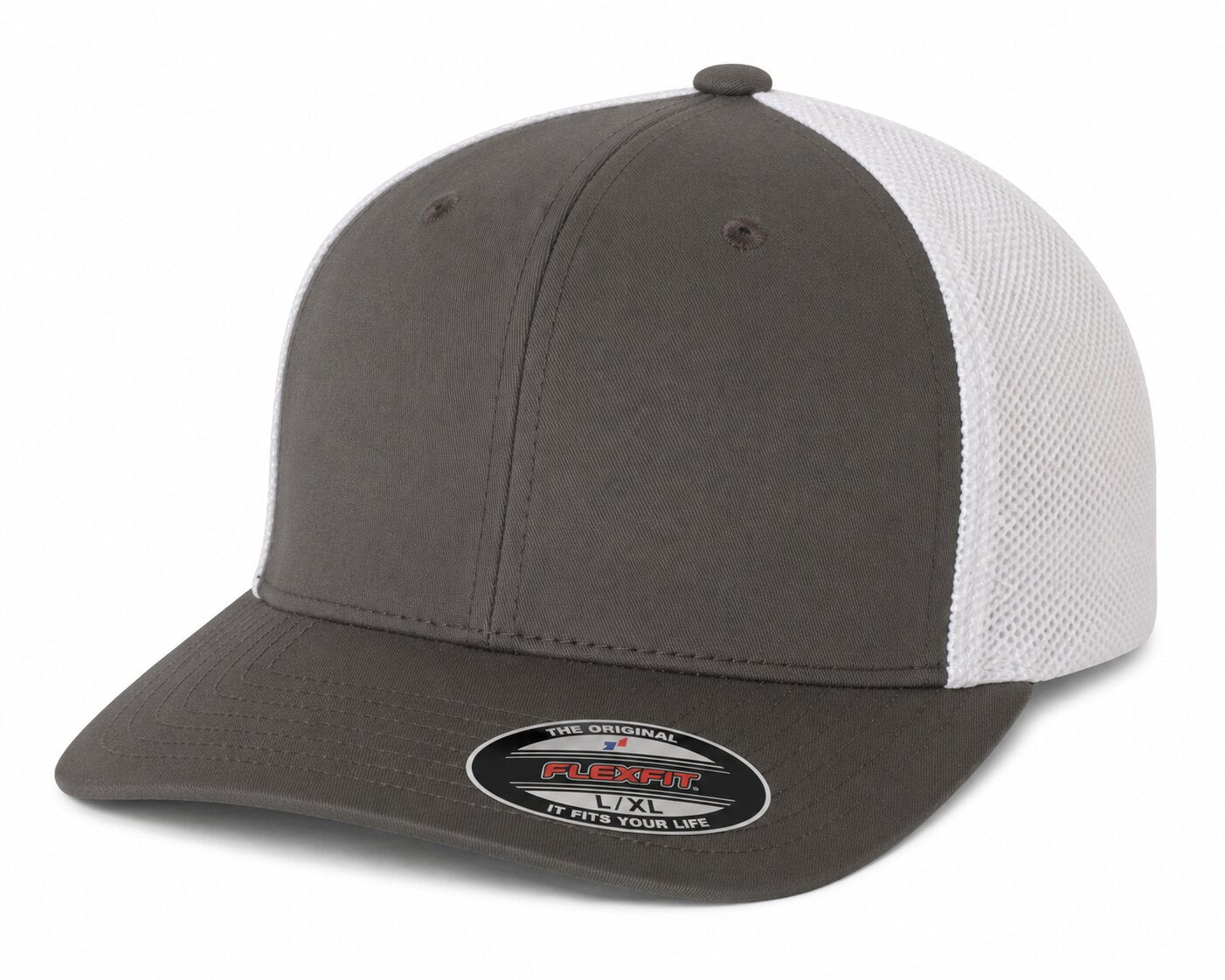Trucker Cap - 6511 - Charcoal/White