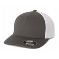 Flexfit 6511 Trucker Cap - Charcoal/White