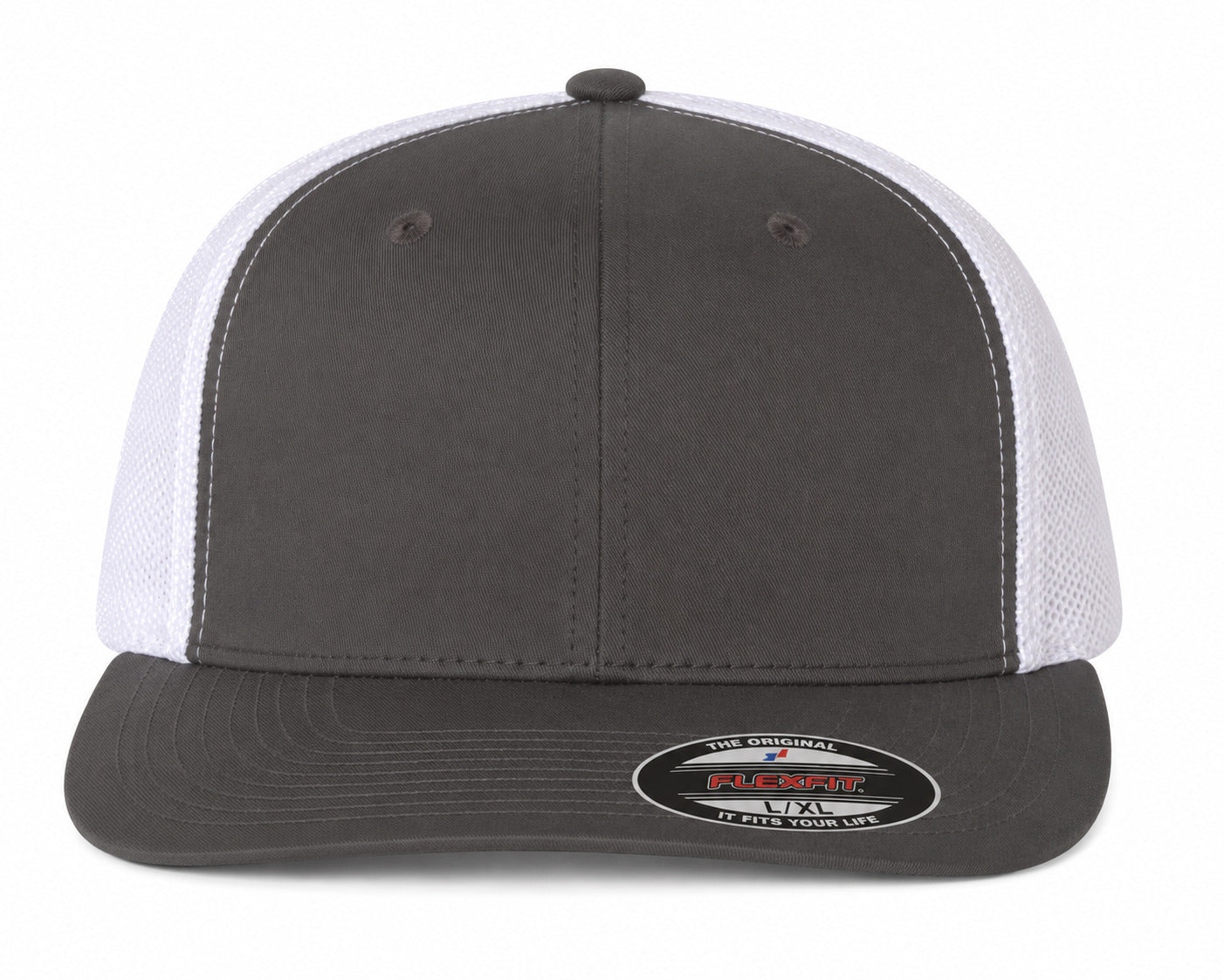 Trucker Cap - 6511 - Charcoal/White