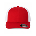 Flexfit 6511 Trucker Cap - Red/White