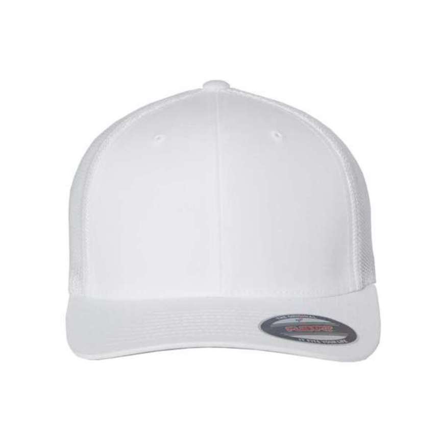 Flexfit 6511 Trucker Cap - White