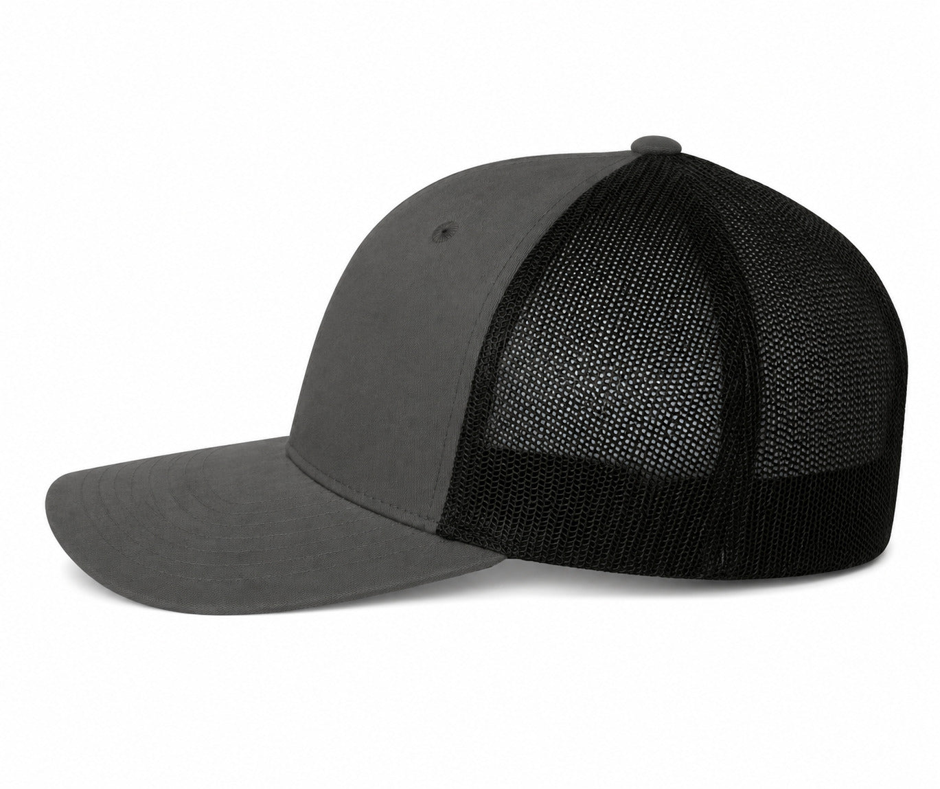 Trucker Cap - 6511 - Charcoal/Black