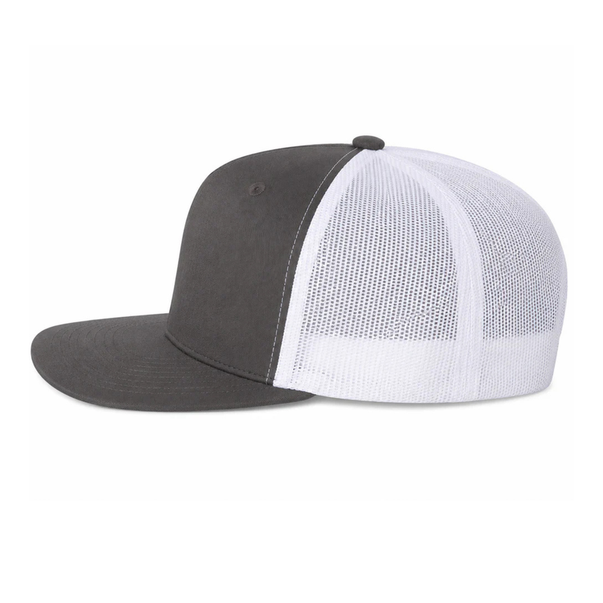 Flexfit 6511 Trucker Cap - Charcoal/White