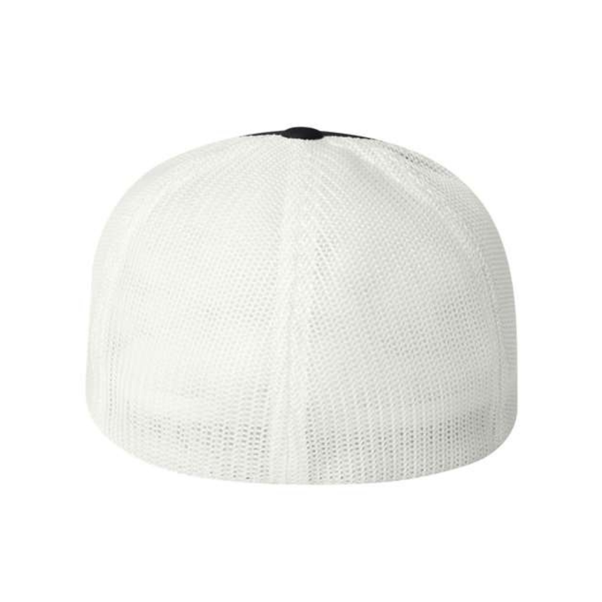 Flexfit 6511 Trucker Cap - Black/White