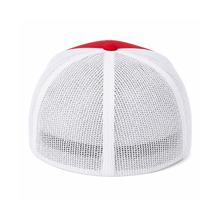 Flexfit 6511 Trucker Cap - Red/White