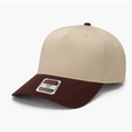 OTTO CAP® 5 Panel Mid Profile Baseball Cap - Khaki/Brown