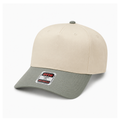 OTTO CAP® 5 Panel Mid Profile Baseball Cap - Natural/Sage Green