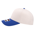 OTTO CAP® 5 Panel Mid Profile Baseball Cap - Natural/Royal