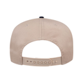 OTTO CAP® 5 Panel Mid Profile Baseball Cap - Natural/Navy