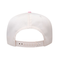 OTTO CAP® 5 Panel Mid Profile Baseball Cap - Natural/Pink