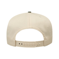 OTTO CAP® 5 Panel Mid Profile Baseball Cap - Natural/Sage Green