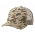Richardson 112-PFP Trucker Snapback - Harvest Duck Camo/Light Tan