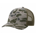 Richardson 112-PFP Trucker Snapback - Marsh Duck Camo/Loden