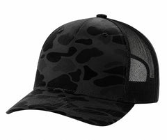 Sable Duck Camo/Black / OSFA / Embroidery