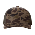 Richardson 112-PFP Trucker Snapback - Bark Duck Camo/Brown