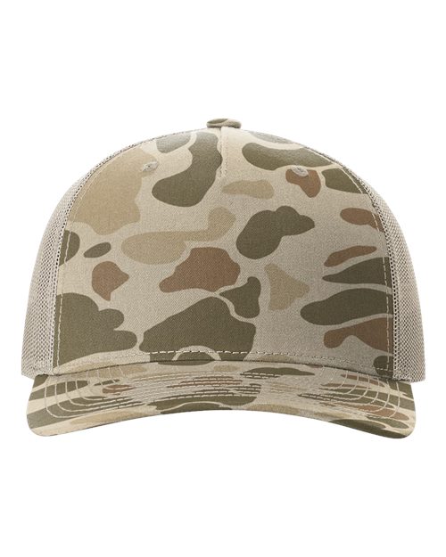 112-PFP - Trucker Snapback - Harvest Duck Camo/Light Tan