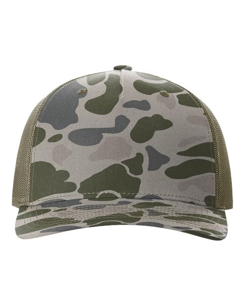 112-PFP - Trucker Snapback - Marsh Duck Camo/Loden